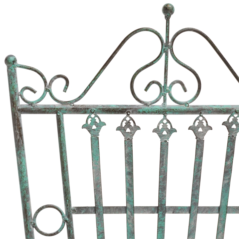 Safavieh Belen Iron Bistro Set in Green