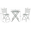 Safavieh Belen Iron Bistro Set in Green