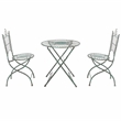 Safavieh Belen Iron Bistro Set in Green