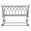 Safavieh Ressi Iron Rock Bench in Green