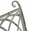 Safavieh Ressi Iron Rock Bench in Green