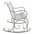 Safavieh Ressi Iron Rock Bench in Green