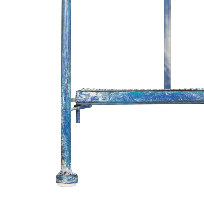 Safavieh Torus 3-Tier Iron Shelf in Blue