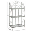 Safavieh Torus 3-Tier Iron Shelf in Green
