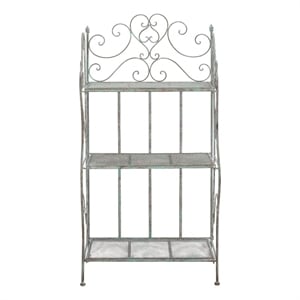 Safavieh Torus 3-Tier Iron Shelf in Green