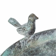 Safavieh Ashlan Iron Bird Bath in Green