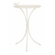 Safavieh Kensi Iron Bird Bath in Pearl / White