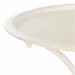 Safavieh Kensi Iron Bird Bath in Pearl / White