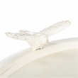 Safavieh Kensi Iron Bird Bath in Pearl / White