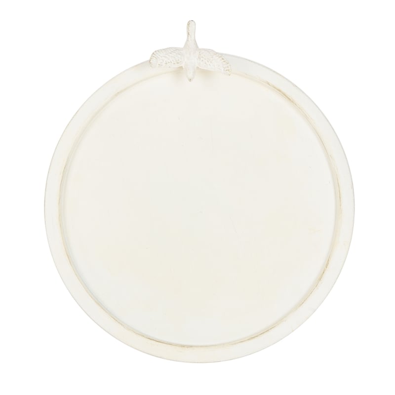 Safavieh Kensi Iron Bird Bath in Pearl / White
