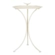 Safavieh Kensi Iron Bird Bath in Pearl / White