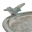 Safavieh Kensi Iron Bird Bath in Green