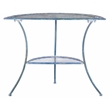 Safavieh Genson Half-Moon Iron Console Table in Blue