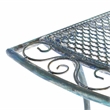 Safavieh Genson Half-Moon Iron Console Table in Blue