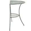 Safavieh Genson Half-Moon Iron Console Table in Green