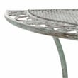 Safavieh Genson Half-Moon Iron Console Table in Green