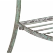 Safavieh Genson Half-Moon Iron Console Table in Green