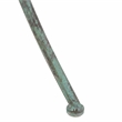 Safavieh Genson Half-Moon Iron Console Table in Green