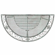 Safavieh Genson Half-Moon Iron Console Table in Green
