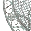 Safavieh Genson Half-Moon Iron Console Table in Green