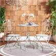 Safavieh Semly 3Pcs Iron Bistro Setting in Green