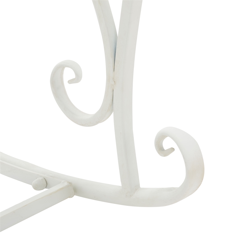 Safavieh Medrano Iron Rocking Chair in White