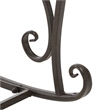 Safavieh Medrano Iron Rocking Chair in Brown