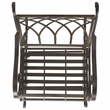 Safavieh Medrano Iron Rocking Chair in Brown