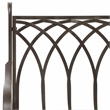 Safavieh Medrano Iron Rocking Chair in Brown