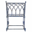 Safavieh Medrano Iron Rocking Chair in Blue