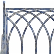 Safavieh Medrano Iron Rocking Chair in Blue