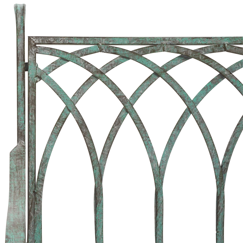 Safavieh Medrano Iron Rocking Chair in Green