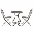 Safavieh Adriel 3Pc Iron Bistro Set in Brown