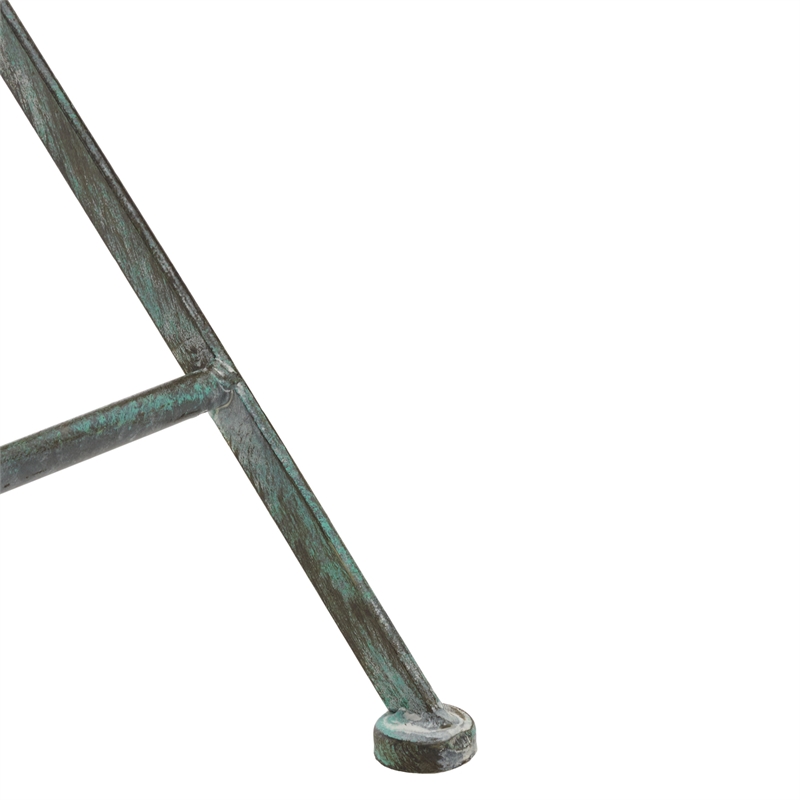 Safavieh Adriel 3Pc Iron Bistro Set in Green