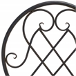 Safavieh Adriel 3Pc Iron Bistro Set in Black / Rust