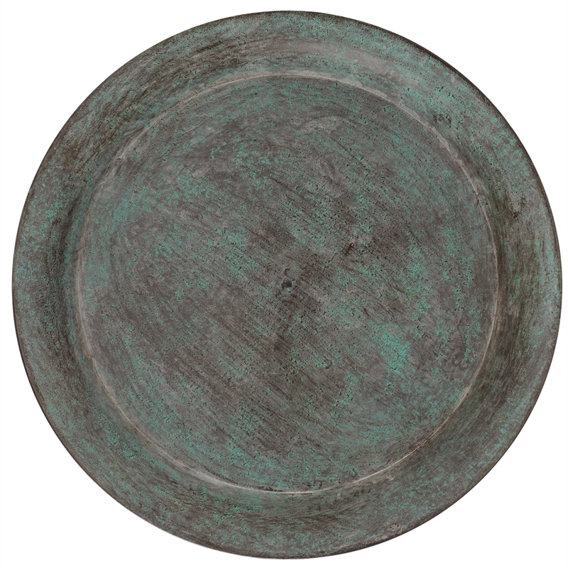 Safavieh Nigel Iron Bird Bath in Green
