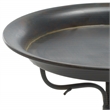 Safavieh Nigel Iron Bird Bath in Black / Rust