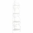 Safavieh Turuca 4 Tier Iron Corner Shelf in White