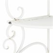 Safavieh Turuca 4 Tier Iron Corner Shelf in White