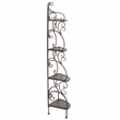 Safavieh Turuca 4 Tier Iron Corner Shelf  in Brown