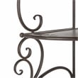 Safavieh Turuca 4 Tier Iron Corner Shelf  in Brown