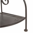 Safavieh Turuca 4 Tier Iron Corner Shelf  in Brown