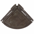 Safavieh Turuca 4 Tier Iron Corner Shelf  in Brown