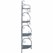 Safavieh Turuca 4 Tier Iron Corner Shelf  in Blue