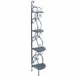 Safavieh Turuca 4 Tier Iron Corner Shelf  in Blue