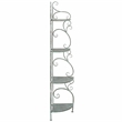 Safavieh Turuca 4 Tier Iron Corner Shelf in Green
