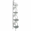 Safavieh Turuca 4 Tier Iron Corner Shelf in Green