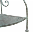 Safavieh Turuca 4 Tier Iron Corner Shelf in Green