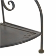 Safavieh Turuca 4 Tier Iron Corner Shelf  in Black / Rust