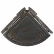 Safavieh Turuca 4 Tier Iron Corner Shelf  in Black / Rust